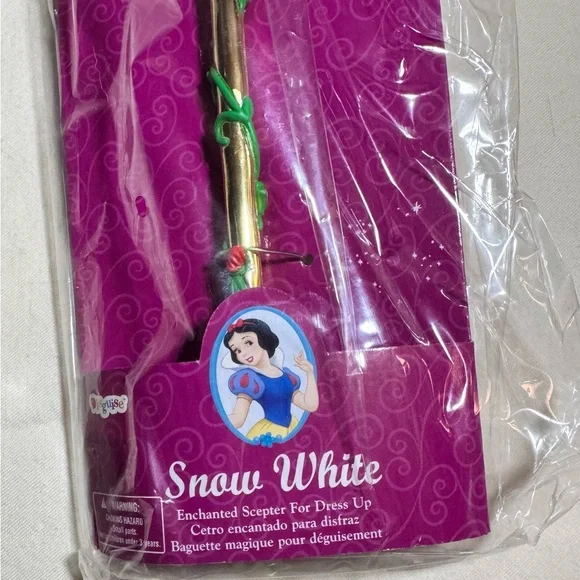Snow White Enchanted Scepter/Wand and Tiara Set for Dress Up, Lillian Veron, NEW - Picture 9 of 16